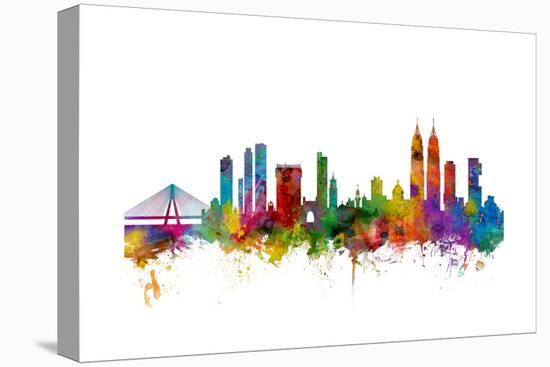 Mumbai Skyline India Bombay-Michael Tompsett-Stretched Canvas