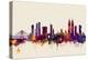 Mumbai Skyline India Bombay-Michael Tompsett-Stretched Canvas