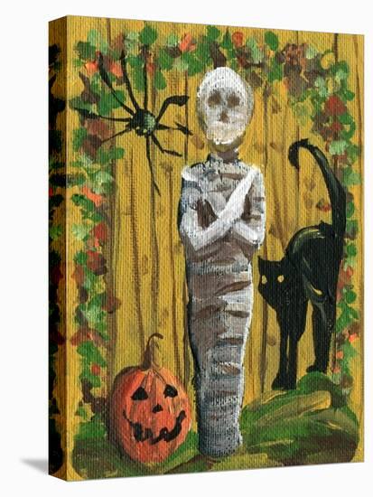 Mummy, Spider & Jack o Lantern-sylvia pimental-Stretched Canvas