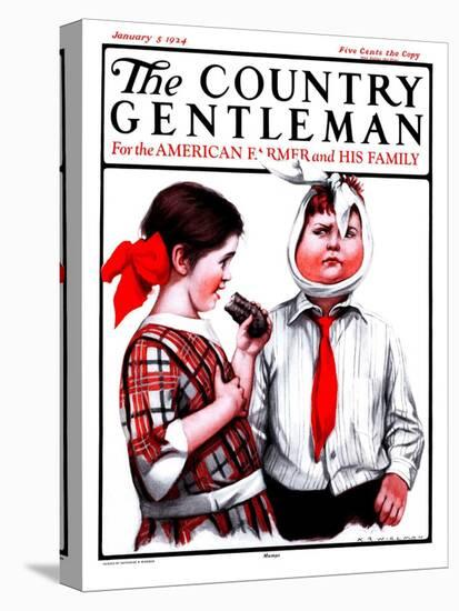 "Mumps," Country Gentleman Cover, January 5, 1924-Katherine R. Wireman-Premier Image Canvas