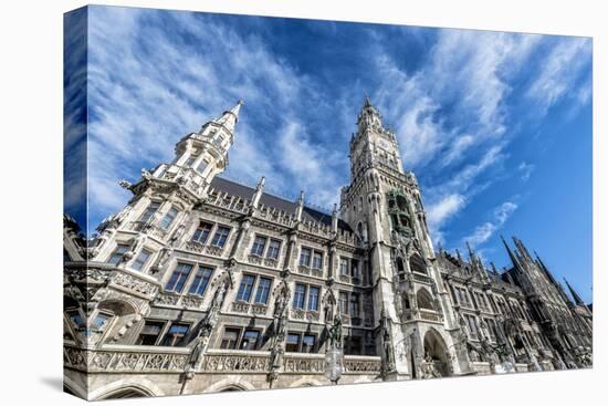 Munich, Bavaria, Germany, New Town Hall at Marienplatz (Mary's Square-Bernd Wittelsbach-Premier Image Canvas