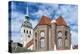 Munich, Bavaria, Germany, View to St. Peter's Church from the Viktualienmarkt (Food Market)-Bernd Wittelsbach-Premier Image Canvas