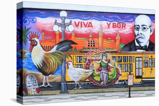 Mural by Chico in Ybor City Historic District-Richard Cummins-Premier Image Canvas