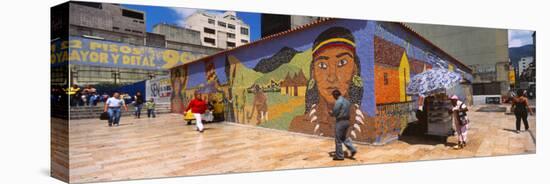 Mural on a Wall, La Hoyada, Caracas, Venezuela-null-Premier Image Canvas