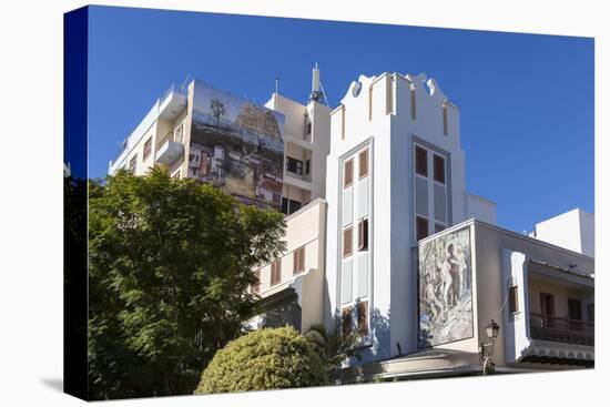 Murals in the Pedestrian Area of the Old Town of Los Llanos, La Palma, Spain-Gerhard Wild-Premier Image Canvas