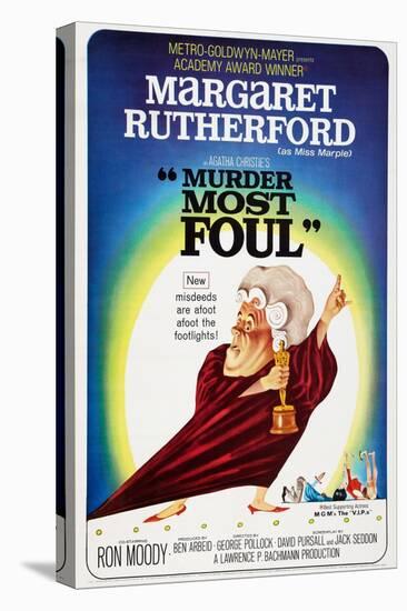 Murder Most Foul, Margaret Rutherford, 1964-null-Stretched Canvas