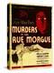 Murders in the Rue Morgue, Bela Lugosi on Window Card, 1932-null-Stretched Canvas