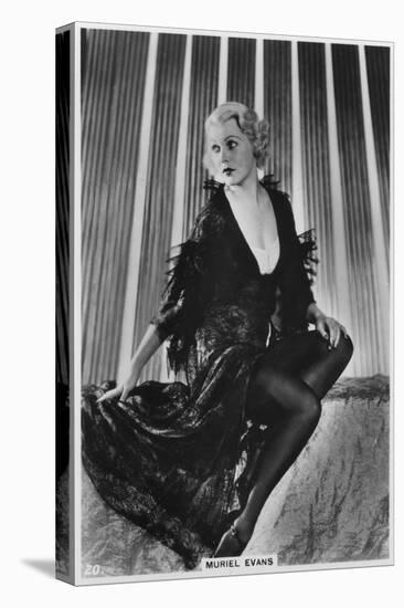 Muriel Evans, American Film Actress, C1938-null-Premier Image Canvas