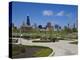 Museum Campus, Grant Park and the South Loop City Skyline, Chicago, Illinois, USA-Amanda Hall-Premier Image Canvas