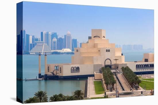 Museum of Islamic Art at Dawn, Doha, Qatar, Middle East-Jane Sweeney-Premier Image Canvas