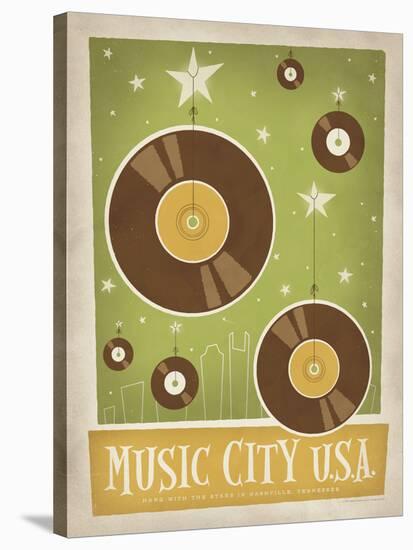 Music City U.S.A , Nashville, Tennessee-Anderson Design Group-Stretched Canvas
