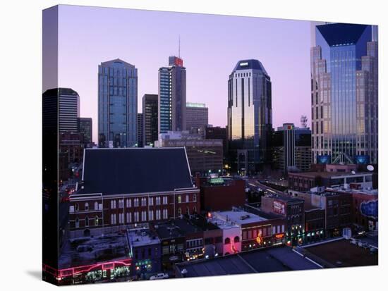 Music Row, Ryman Auditorium and Skyline-Barry Winiker-Premier Image Canvas