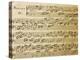 Music Sheet of Sonata No 4, Exercises for Harpsichord-null-Premier Image Canvas