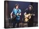Musicians Bob Weir and Jerry Garcia of Rock Group Grateful Dead Performing-David Mcgough-Premier Image Canvas