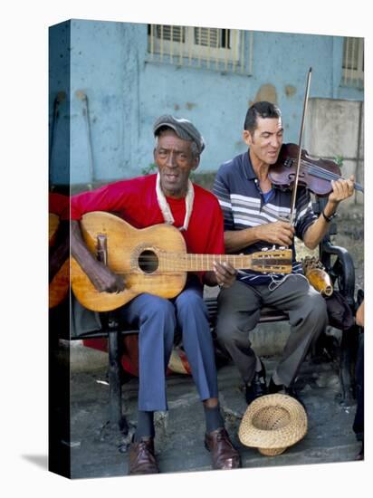 Musicians Playing Salsa, Santiago De Cuba, Cuba, West Indies, Central America-R H Productions-Premier Image Canvas