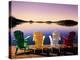 Muskoka Chairs-John Bartosik-Stretched Canvas