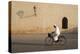 Muslim Man Dressed in White on Bicycle in Old Quarter, Medina, Marrakech, Morocco-Stephen Studd-Premier Image Canvas