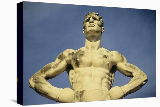 Mussolini Sports Stadium, Rome - Olympic Games 1933 - Statues - Fascist Architecture-Robert ODea-Premier Image Canvas