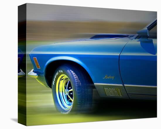 Mustang Mach One-Richard James-Stretched Canvas