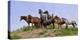 Mustangs of the Badlands-1421-Gordon Semmens-Stretched Canvas