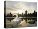 Mute Swan, Lost Lagoon, Stanley Park, British Columbia, Canada-Paul Colangelo-Premier Image Canvas