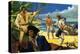 Mutineers from the Bounty Land on Pitcairn Island-Severino Baraldi-Premier Image Canvas