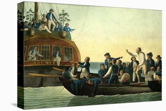 Mutineers Turning Lieutenant Bligh and Part of the Officers and Crew from His Majesty's Ship the Bo-Robert Dodd-Premier Image Canvas