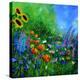 My Garden Flowers-Pol Ledent-Stretched Canvas