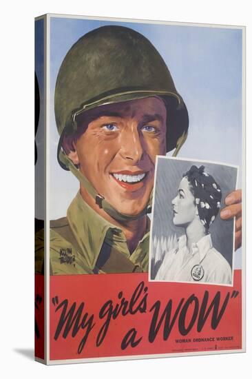 My Girl's a Wow Poster-Adolph Treidler-Premier Image Canvas