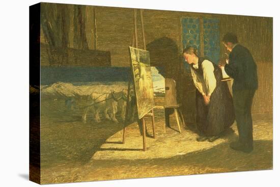 My Models, 1888 (Oil on Canvas)-Giovanni Segantini-Premier Image Canvas