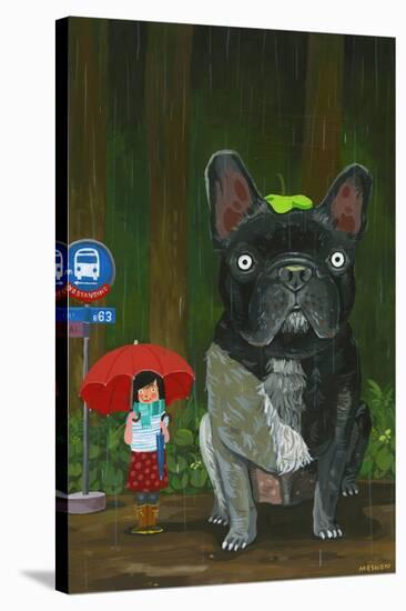 My Neighbor Chubu-Aaron Meshon-Stretched Canvas