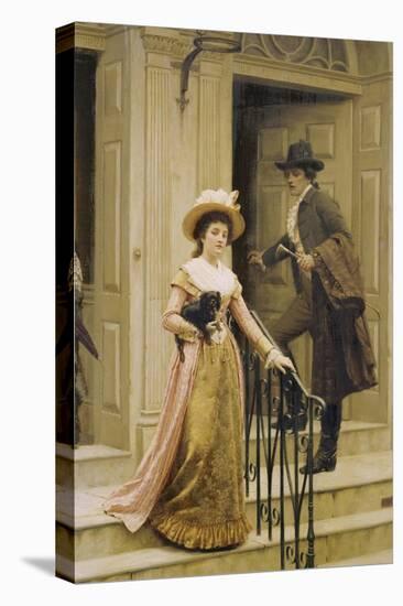 My Next-Door Neighbour, 1894-Edmund Blair Leighton-Premier Image Canvas