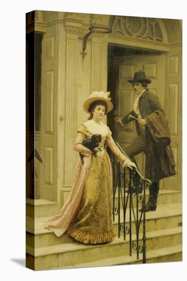 My Next-Door Neighbour, 1894-Edmund Blair Leighton-Premier Image Canvas