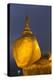 Myanmar, Bago. the Golden Rock at Kyaiktiyo Pagoda, at Twilight-Brenda Tharp-Premier Image Canvas