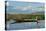 Myanmar, Inle Lake. Woman Rowing Her Dugout Past Tomatoes Growing Hydroponically on Inle Lake-Brenda Tharp-Premier Image Canvas