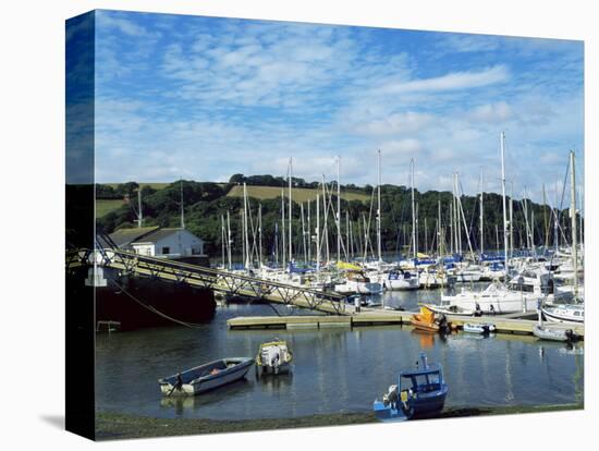 Mylor Yacht Marina, Falmouth, Cornwall, England, United Kingdom-David Lomax-Premier Image Canvas
