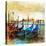 Mystery Of Venice - Artwork In Painting Style-Maugli-l-Stretched Canvas