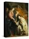 Mystic Engagement of the Beatified Hermann Joseph with the Virgin Mary, 1630-Sir Anthony Van Dyck-Premier Image Canvas