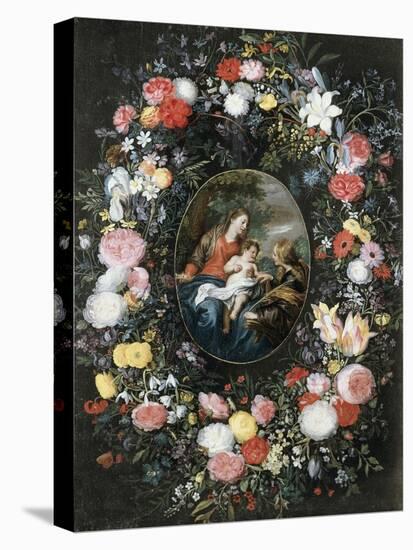 Mystic Marriage of Saint Catherine-Jan Brueghel the Elder-Premier Image Canvas