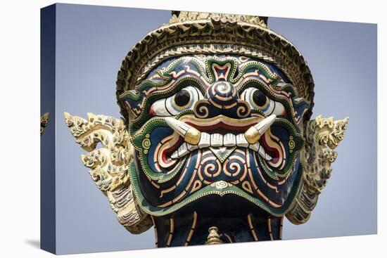 Mythical Temple Guard (Yaksha), Wat Phra Kaew, Bangkok, Thailand-Andrew Taylor-Premier Image Canvas