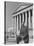 NAACP Lawyer Thurgood Marshall Posing in Front of the Us Supreme Court Building-Hank Walker-Premier Image Canvas