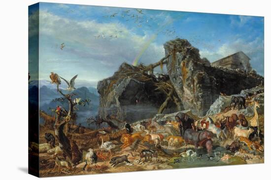 Nach der Sintflut: die Tiere verlassen die Arche. 1867-Filippo Palizzi-Premier Image Canvas