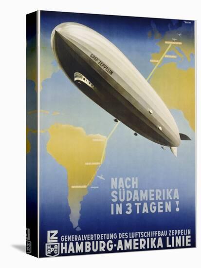 Nach Sudamerika in 3 Tagen! Poster-Ottomar Anton-Premier Image Canvas