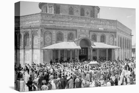 Nahas Pasha's visit to Dome of the Rock, 1943-null-Premier Image Canvas