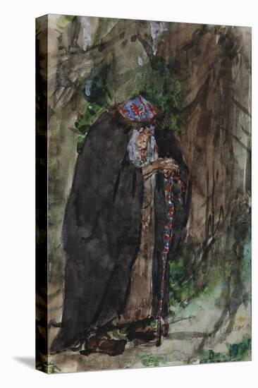 Naina.Costume Design for the Opera Ruslan and Lyudmila by M. Glinka-Valentin Alexandrovich Serov-Premier Image Canvas