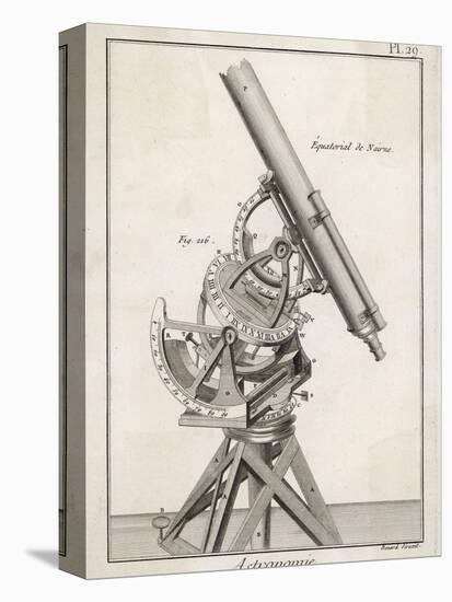 Nairn's Equatorial Telescope-Benard-Premier Image Canvas