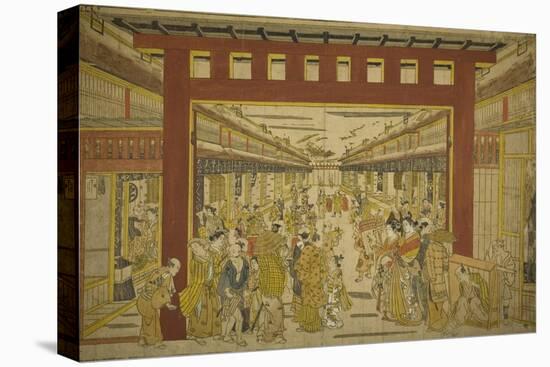 Nakanocho in the Yoshiwara-Okumura Masanobu-Premier Image Canvas