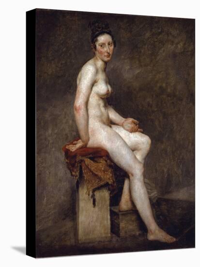 Naked Sitting Says Miss Rose - Oil on Canvas, 19Th Century-Ferdinand Victor Eugene Delacroix-Premier Image Canvas