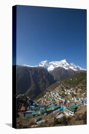 Namche Bazaar is last town during trek to Everest Base Camp, Khumbu (Everest), Nepal, Himalayas-Alex Treadway-Premier Image Canvas
