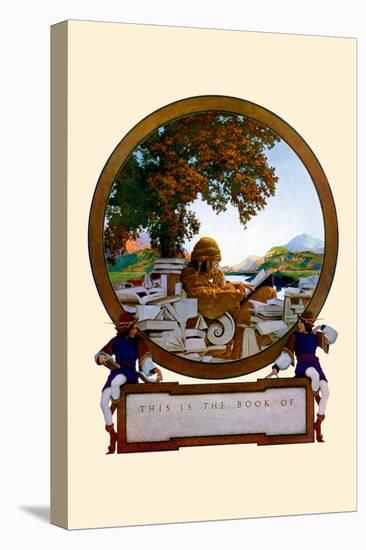 Nameplate-Maxfield Parrish-Stretched Canvas